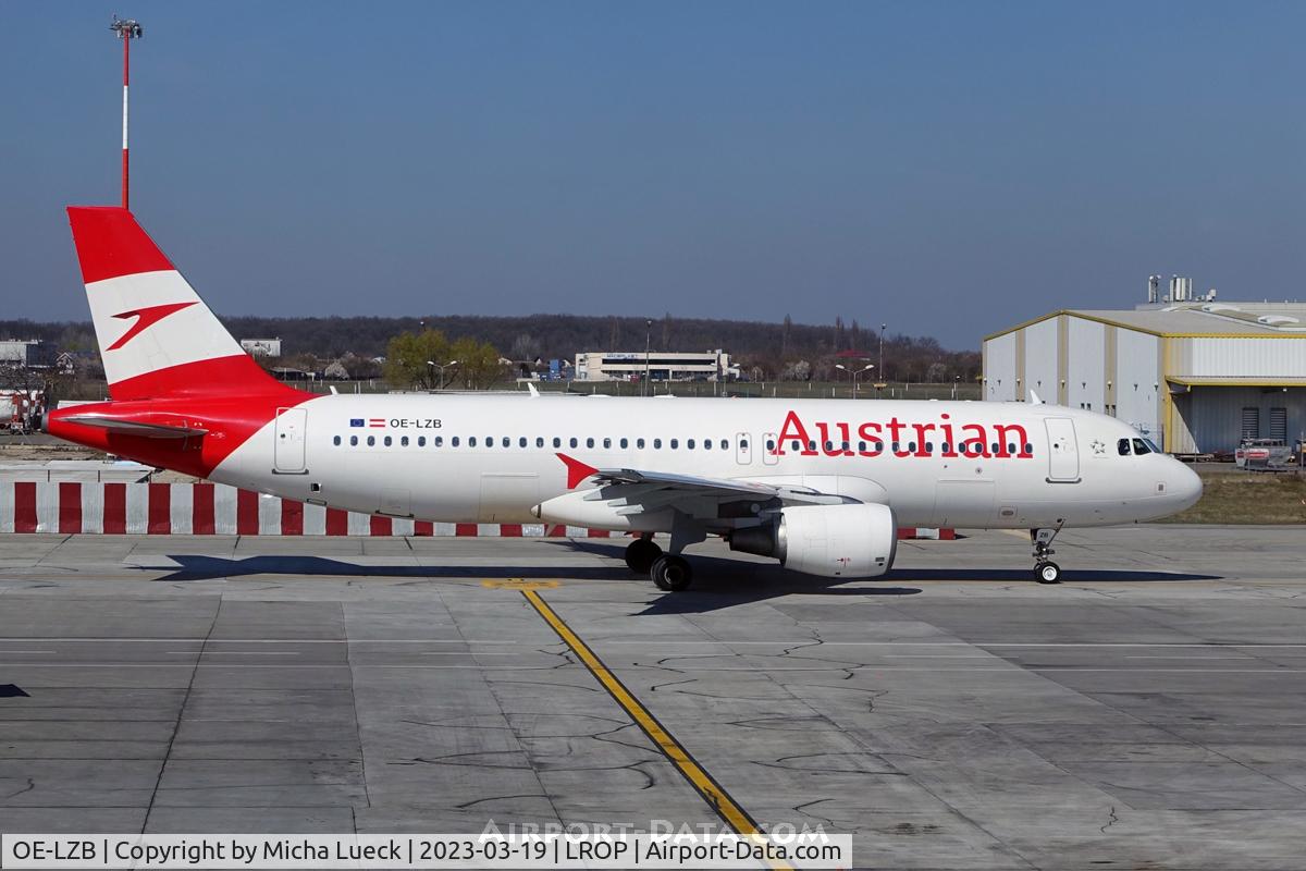 OE-LZB, 2007 Airbus A320-214 C/N 3268, At Henri Coanda