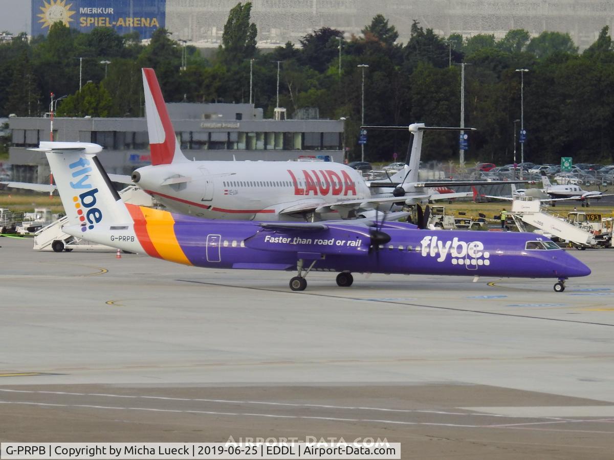 G-PRPB, 2010 Bombardier DHC-8-402 Dash 8 C/N 4333, At Düsseldorf