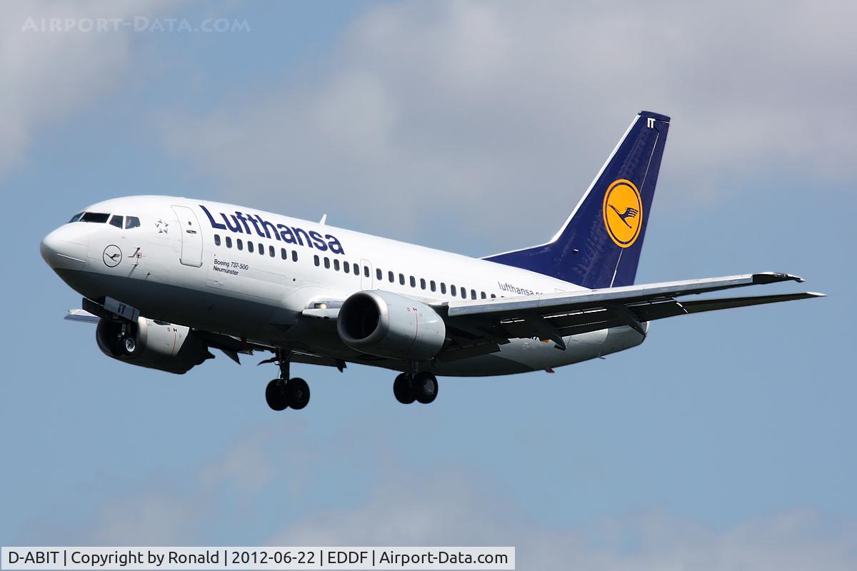 D-ABIT, 1991 Boeing 737-530 C/N 24943, at fra