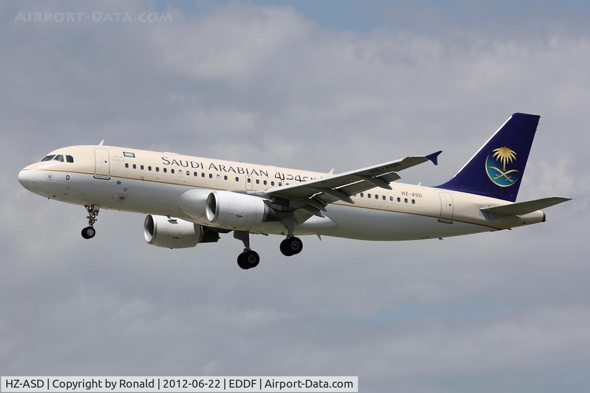 HZ-ASD, 2010 Airbus A320-214 C/N 4364, at fra