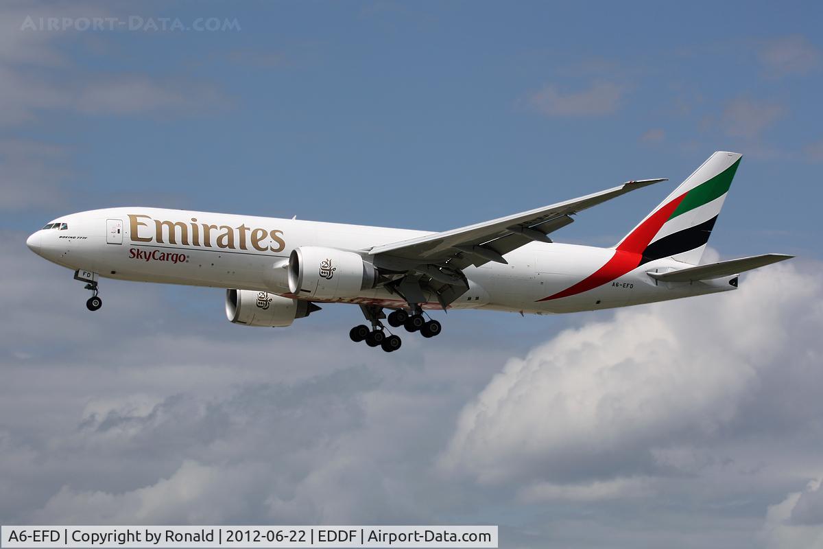 A6-EFD, 2009 Boeing 777-F1H C/N 35606, at fra