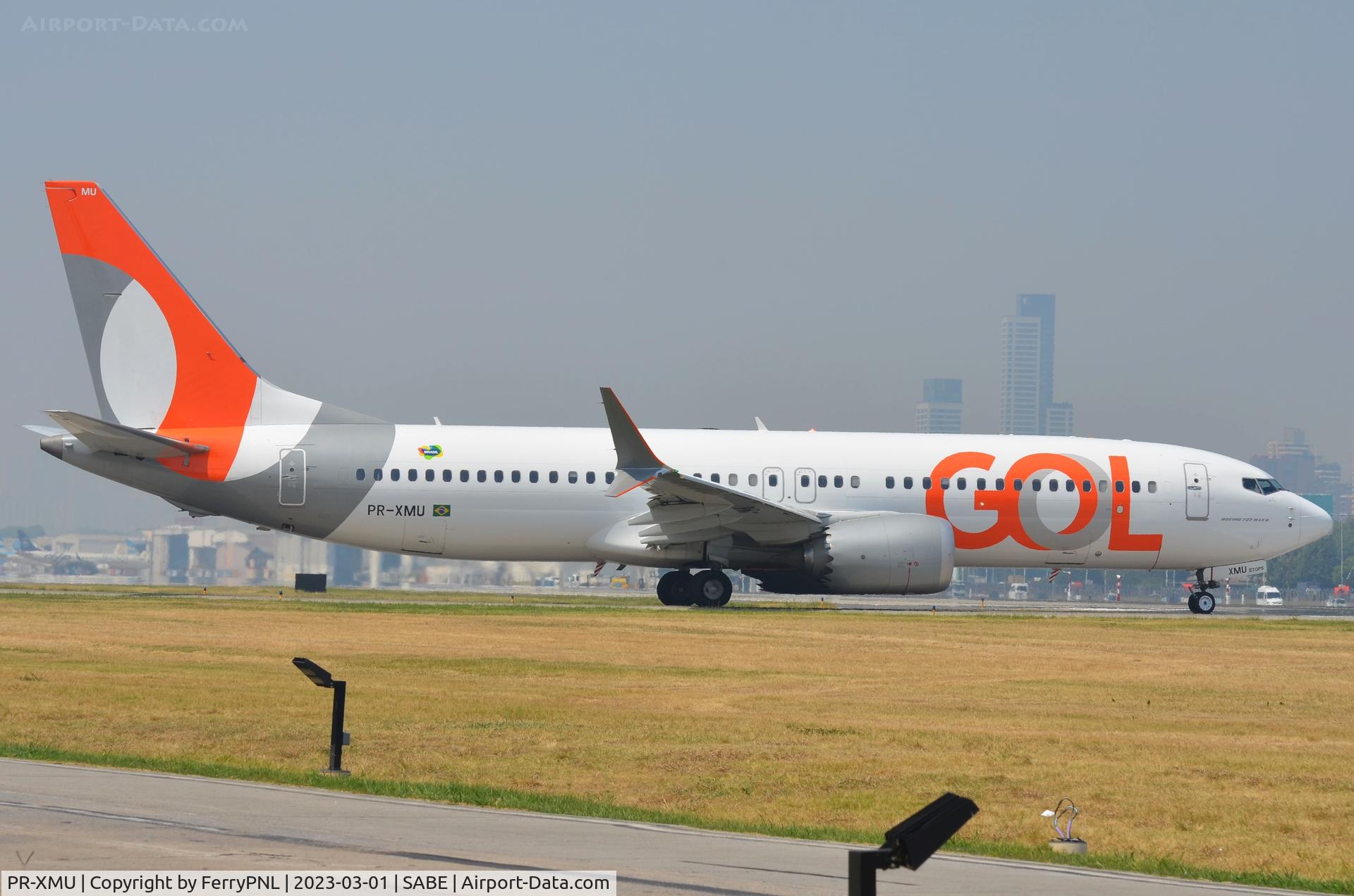 PR-XMU, 2021 Boeing 737-8 MAX C/N 60236, GOL B738 Max lining-up in AEP