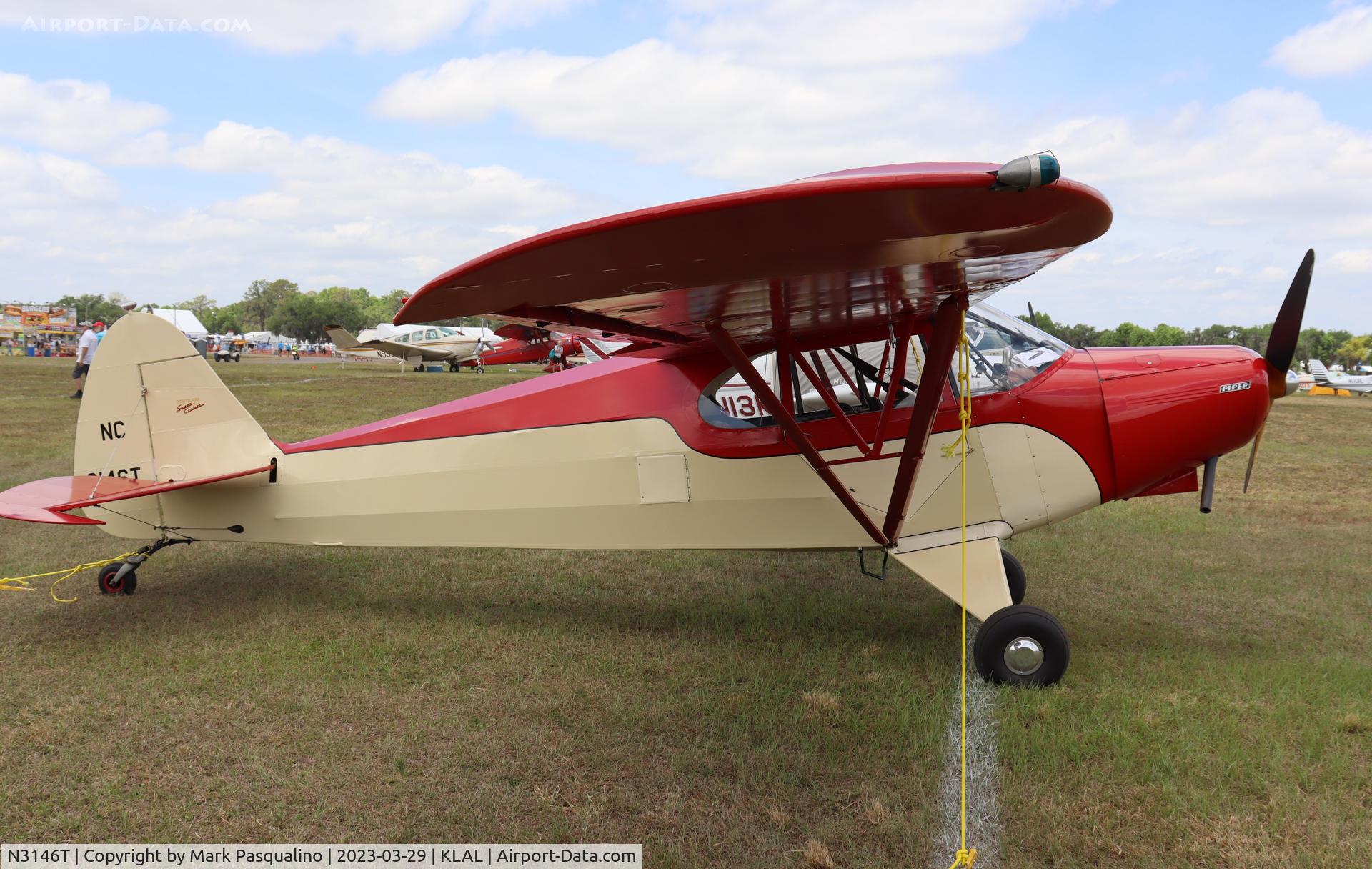 N3146T, Piper PA-12 Super Cruiser C/N 12-3217, Piper PA-12