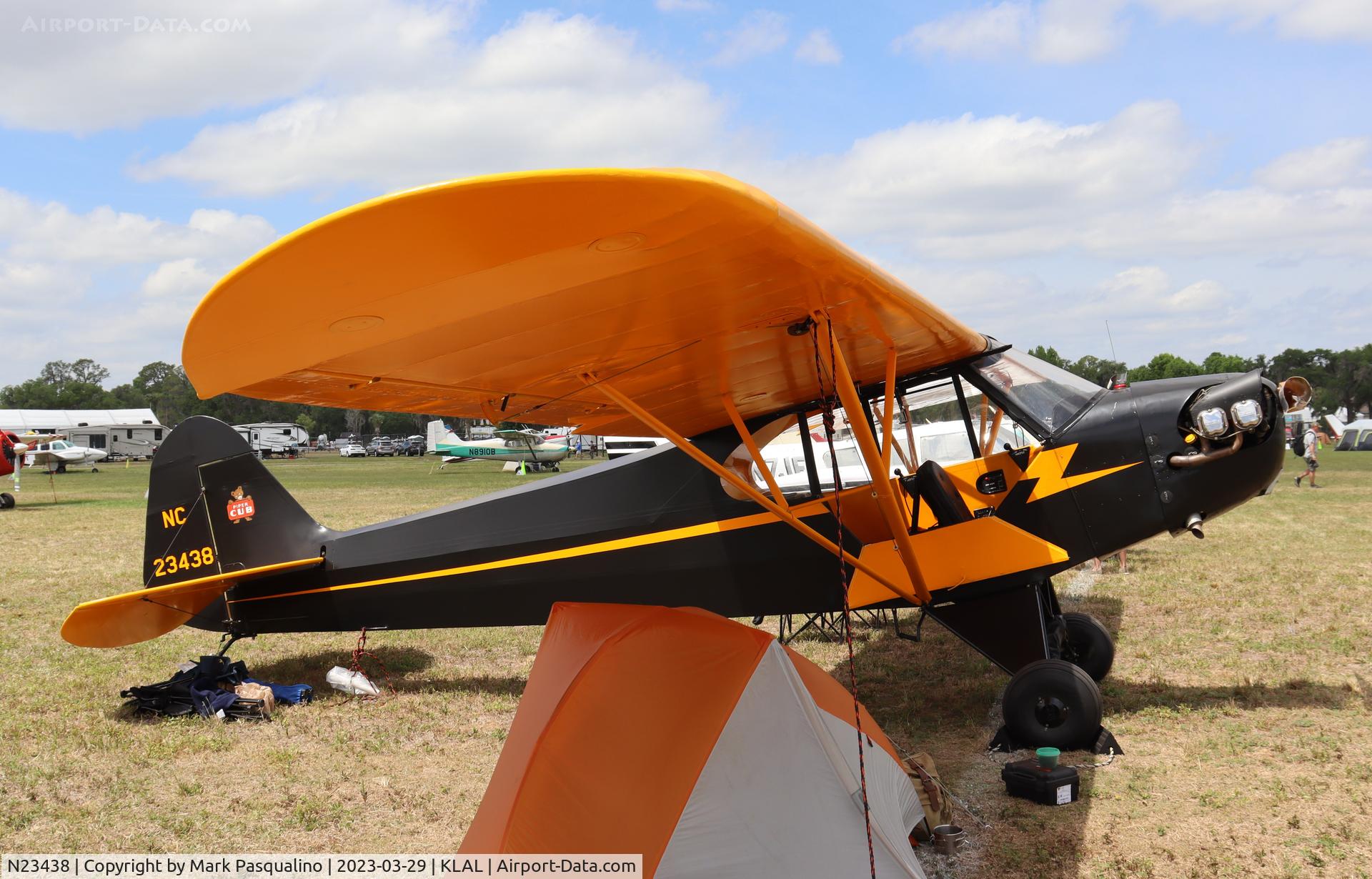 N23438, 1939 Piper J3C-65 Cub C/N 3191, Piper J3C-65
