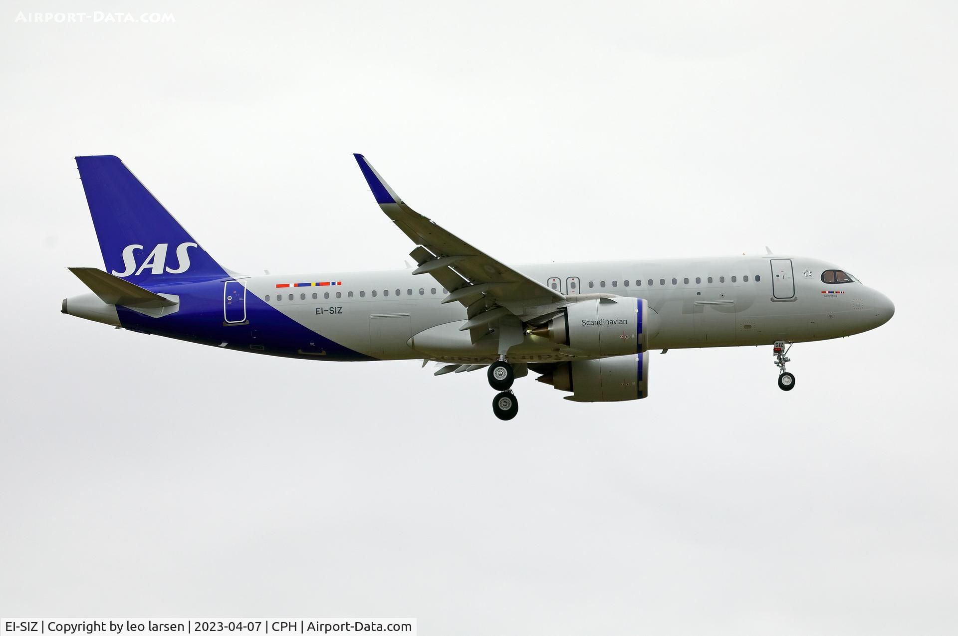 EI-SIZ, 2023 Airbus A321-251N C/N 11374, Copenhagen on short final to R-04L