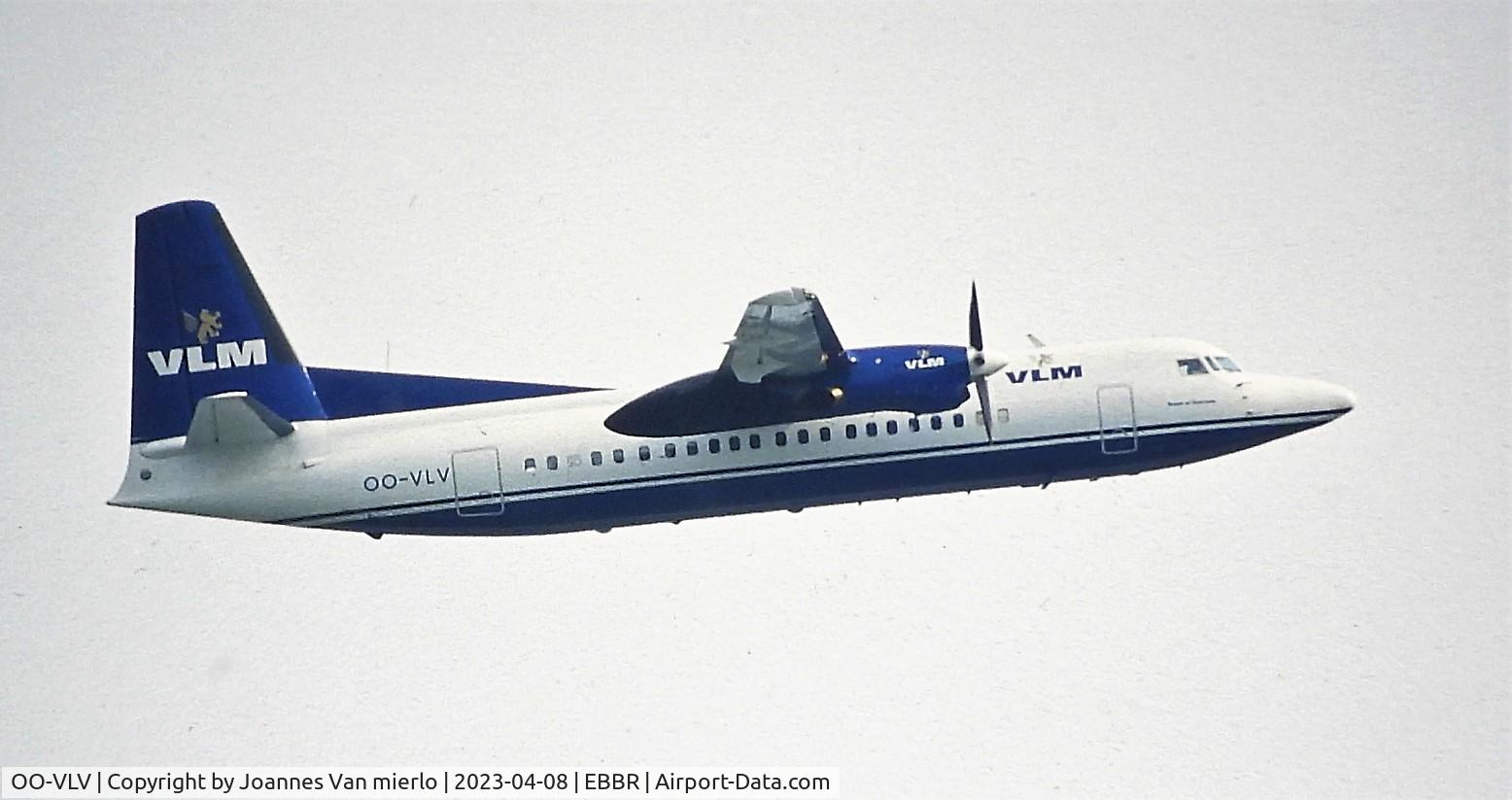 OO-VLV, 1989 Fokker 50 C/N 20160, Slide scan