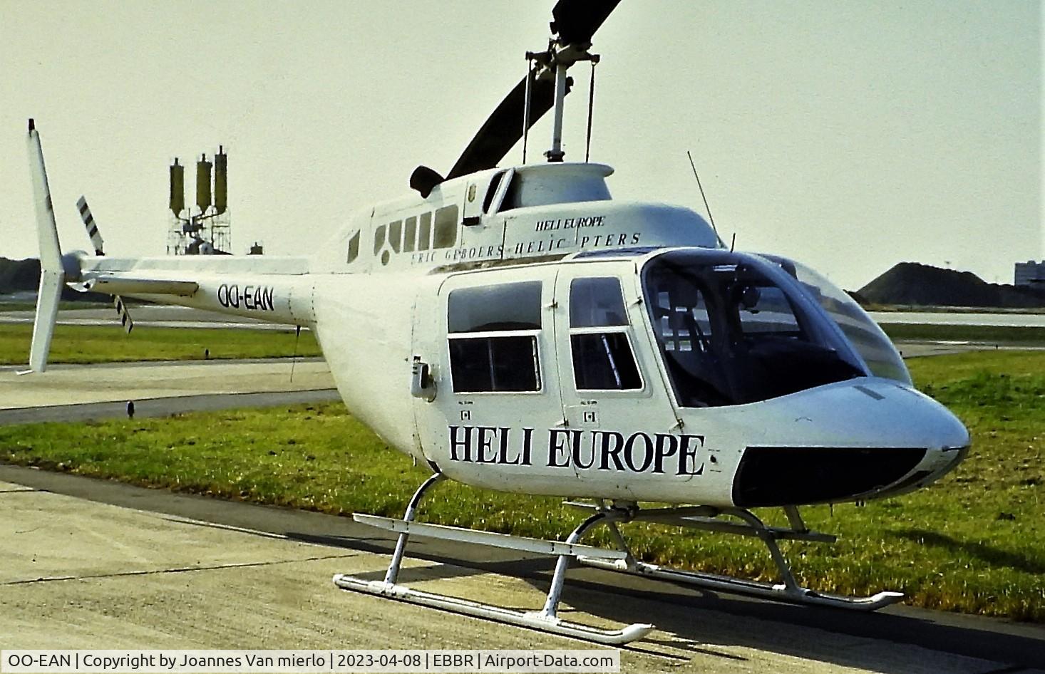 OO-EAN, 1975 Bell 206B JetRanger II C/N 1595, Slide scan