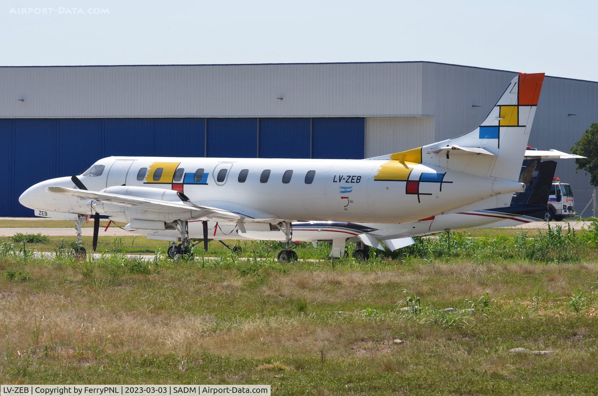 LV-ZEB, 1980 Swearingen SA-226TC Metro II C/N TC-393, Cedma Aviation SA226 at Moron