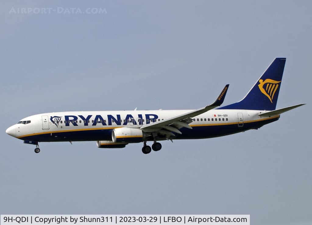 9H-QDI, 2016 Boeing 737-8AS C/N 44758, Landing rwy 14L