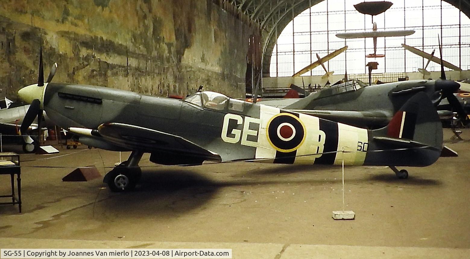 SG-55, 1948 Supermarine 379 Spitfire FR.14C C/N 6S/649170, Slide scan