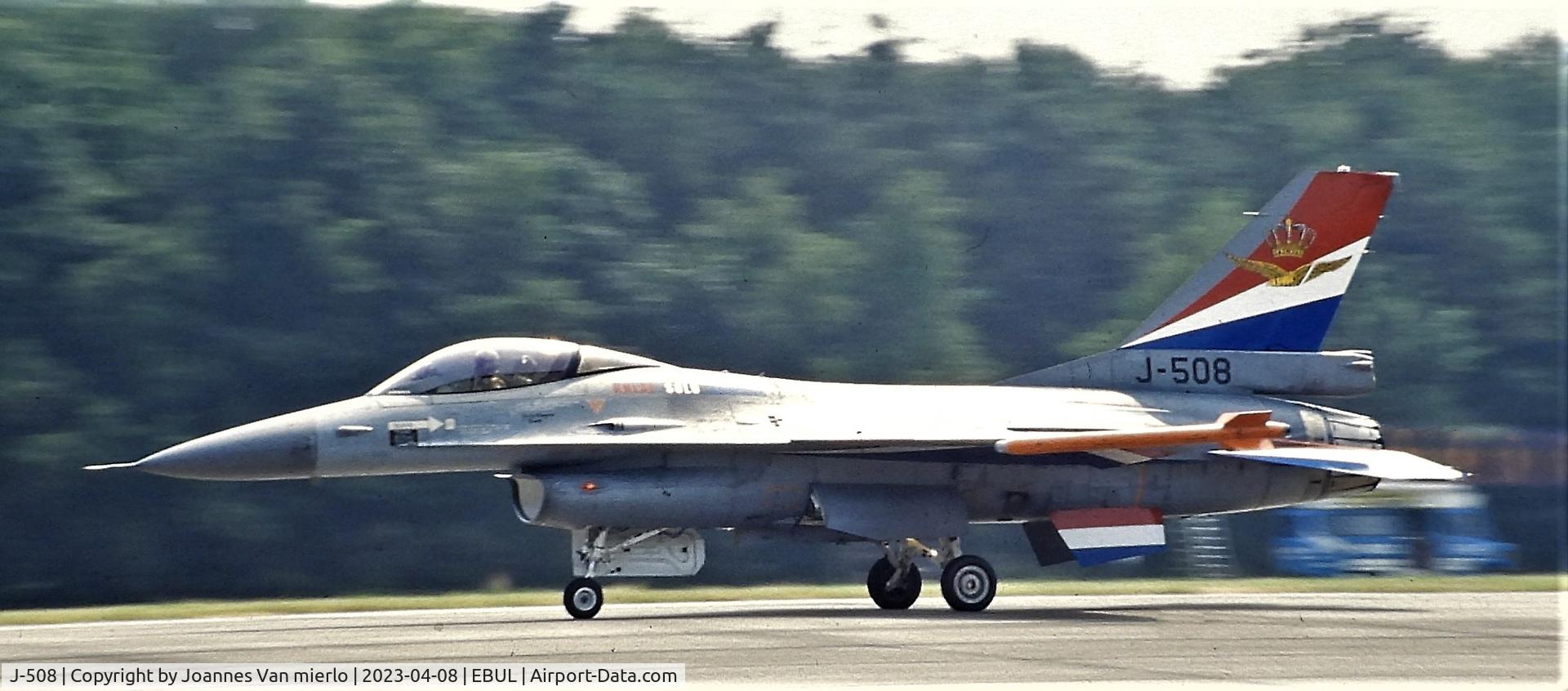 J-508, 1987 Fokker F-16A Fighting Falcon C/N 6D-147, Slide scan
