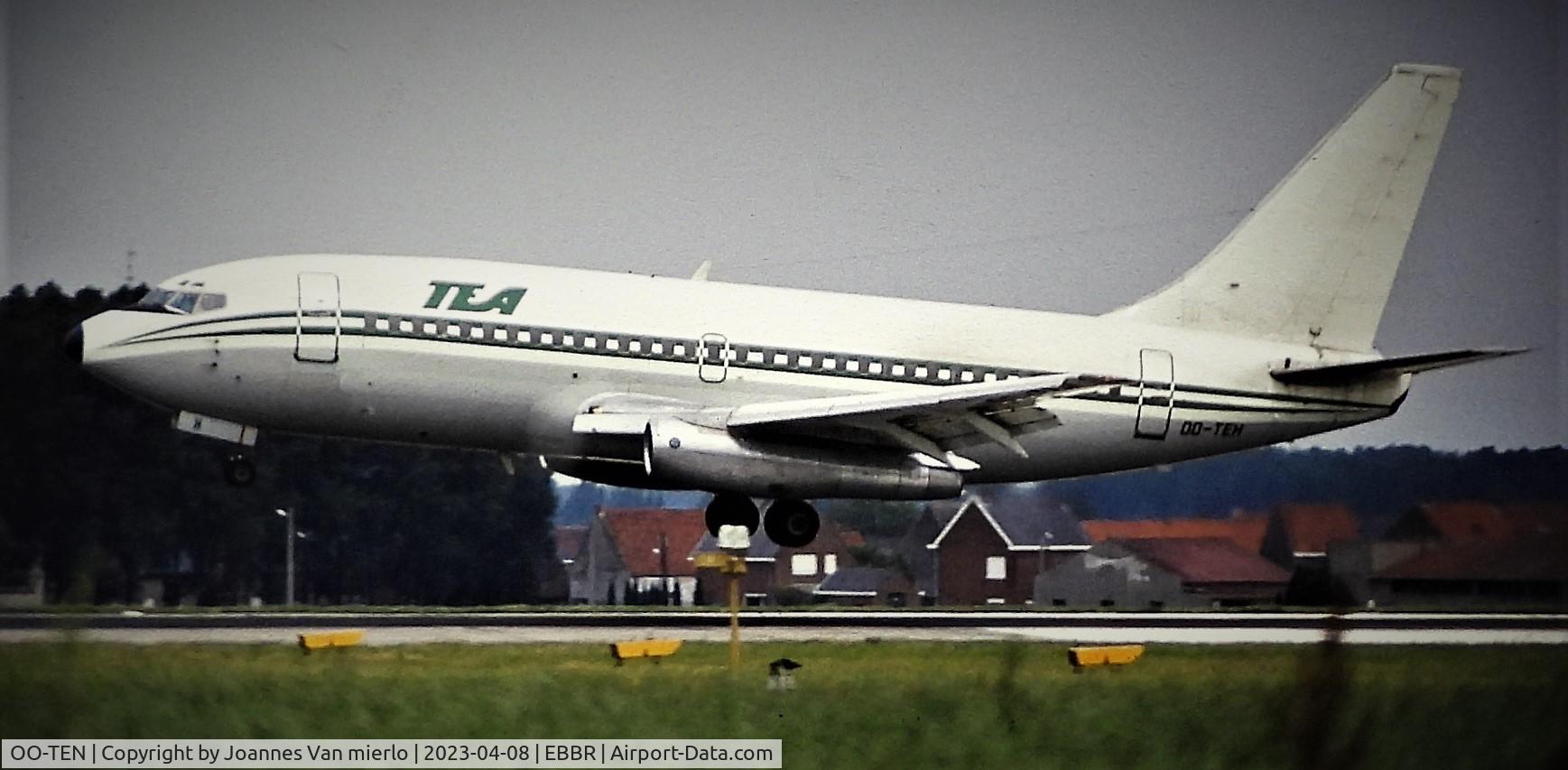 OO-TEN, 1980 Boeing 737-2M8 C/N 21955, Slide scan
