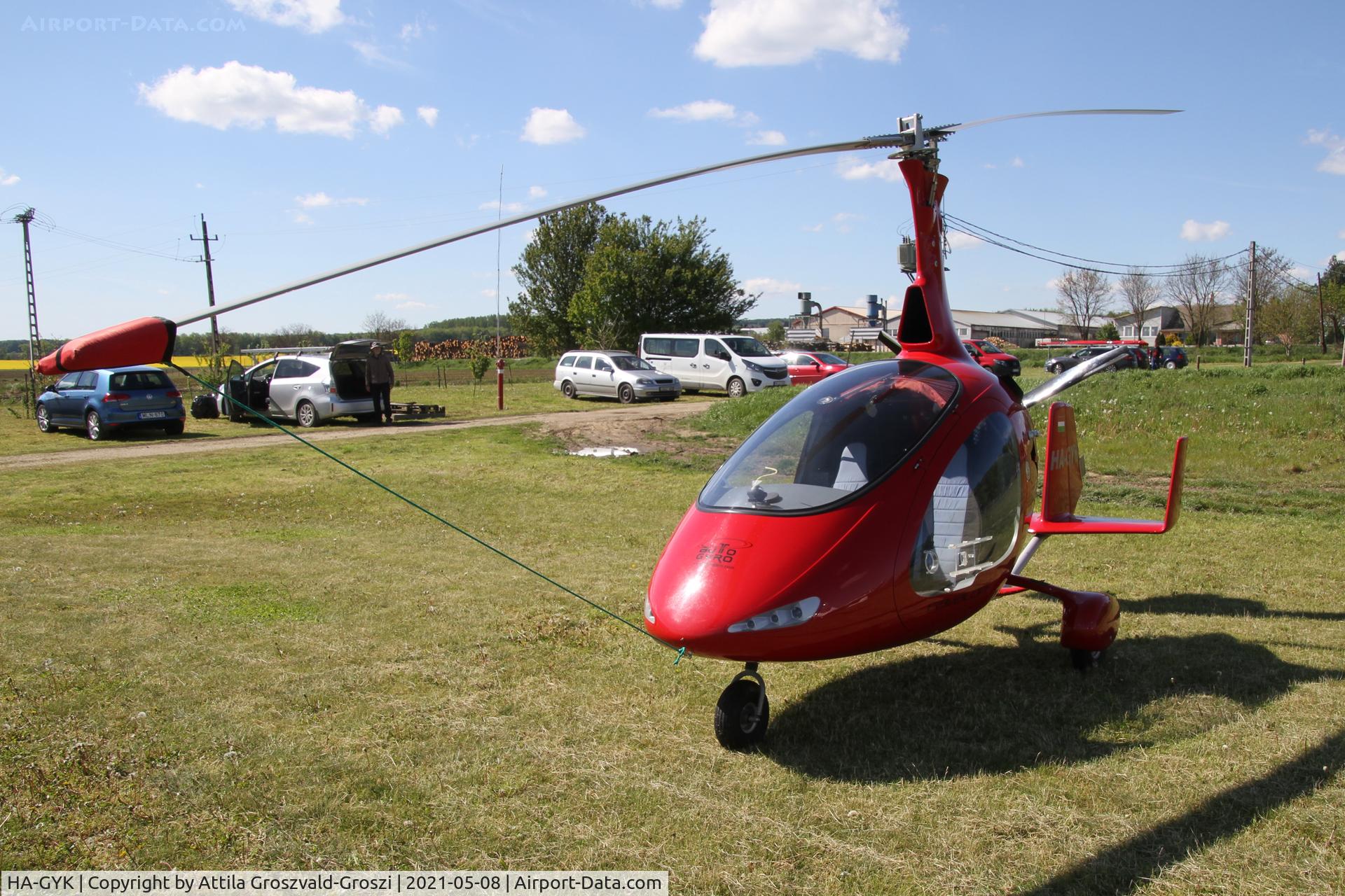 HA-GYK, 2014 AutoGyro Cavalon C/N V00167, Becsehely, Mura Airport, Hungary