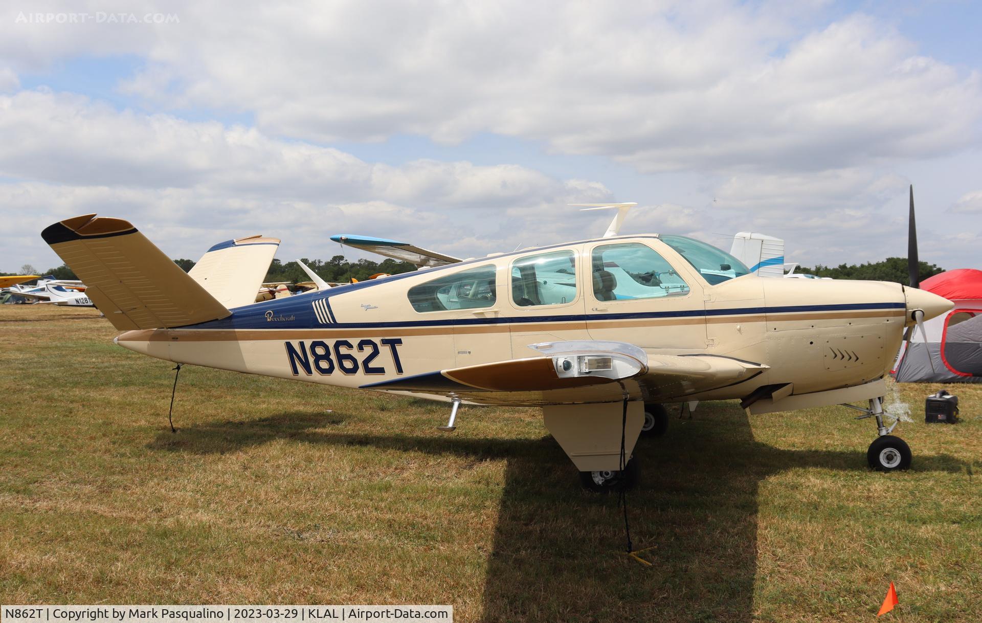N862T, 1964 Beech S35 Bonanza C/N D-7524, Beech S35