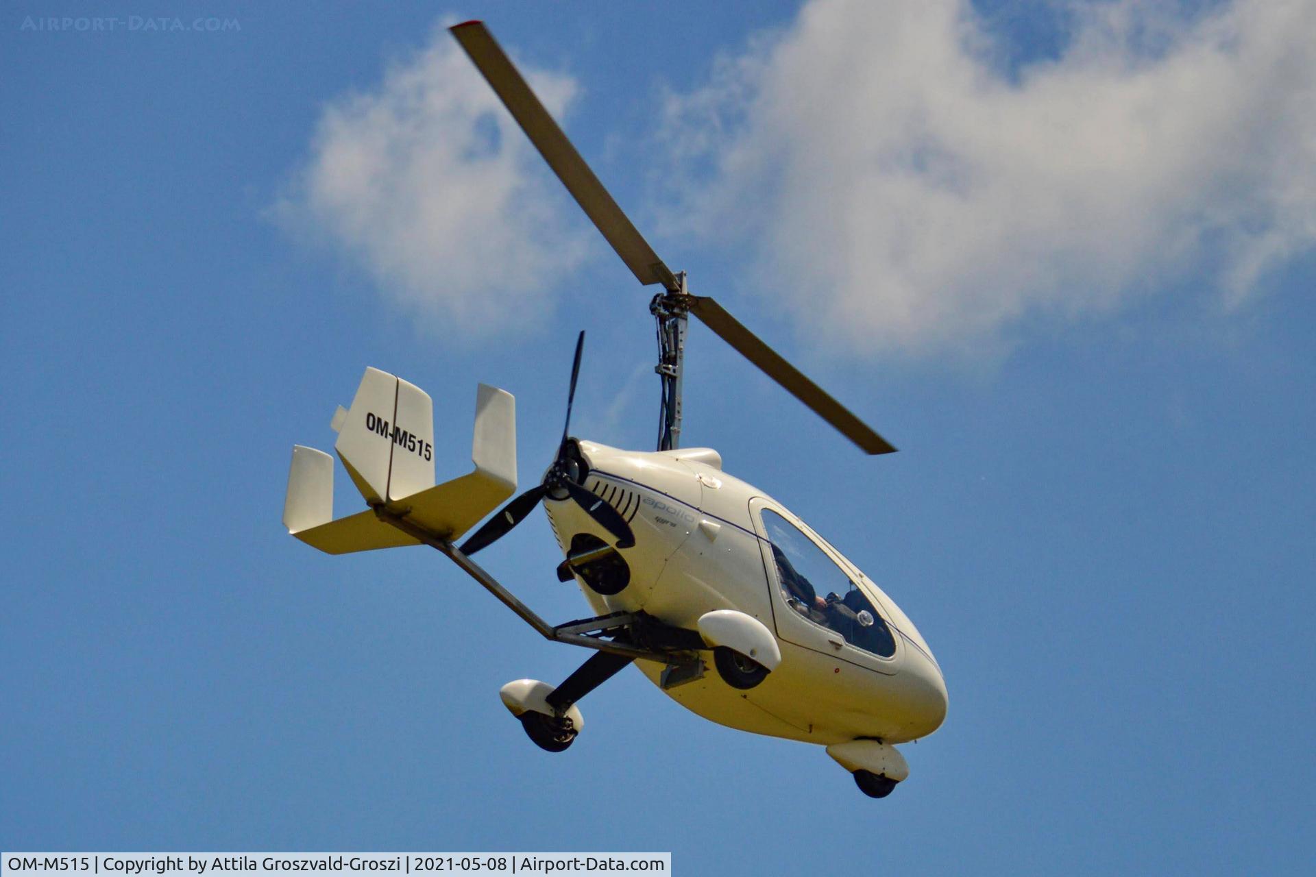 OM-M515, 2017 Halley Apollo Gyro AG-1S, Becsehely, Mura Airport, Hungary