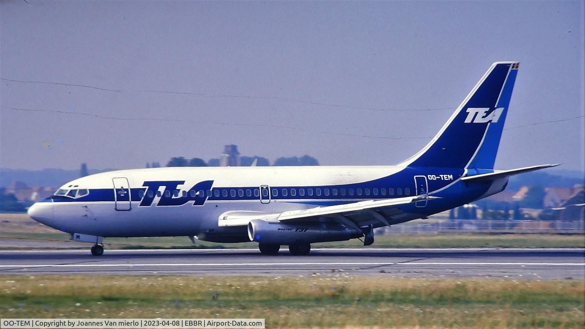 OO-TEM, 1979 Boeing 737-2Q8 C/N 21735, Slide scan
