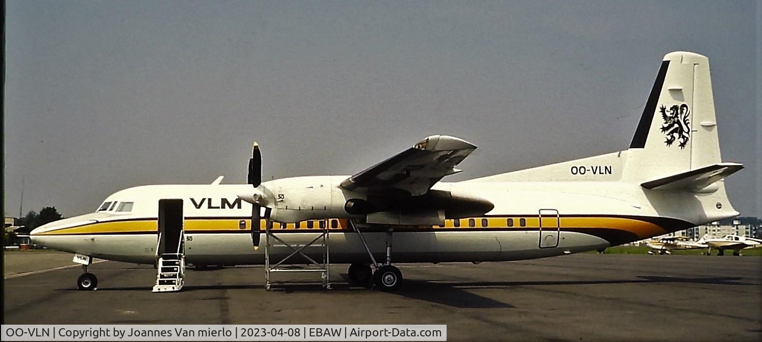 OO-VLN, 1989 Fokker 50 C/N 20145, Slide scan