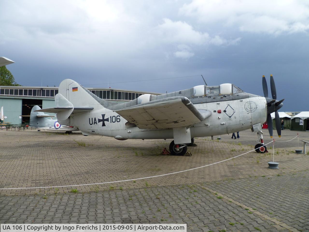 UA 106, Fairey Gannet AS.4 C/N F9391, Fairey Gannet AS.4 UA 106 at MHM Berlin-Gatow.
