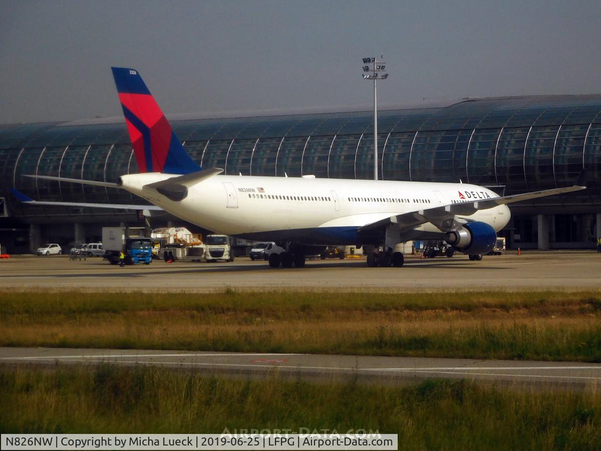 N826NW, 2016 Airbus A330-302 C/N 1701, At Charles de Gaulle