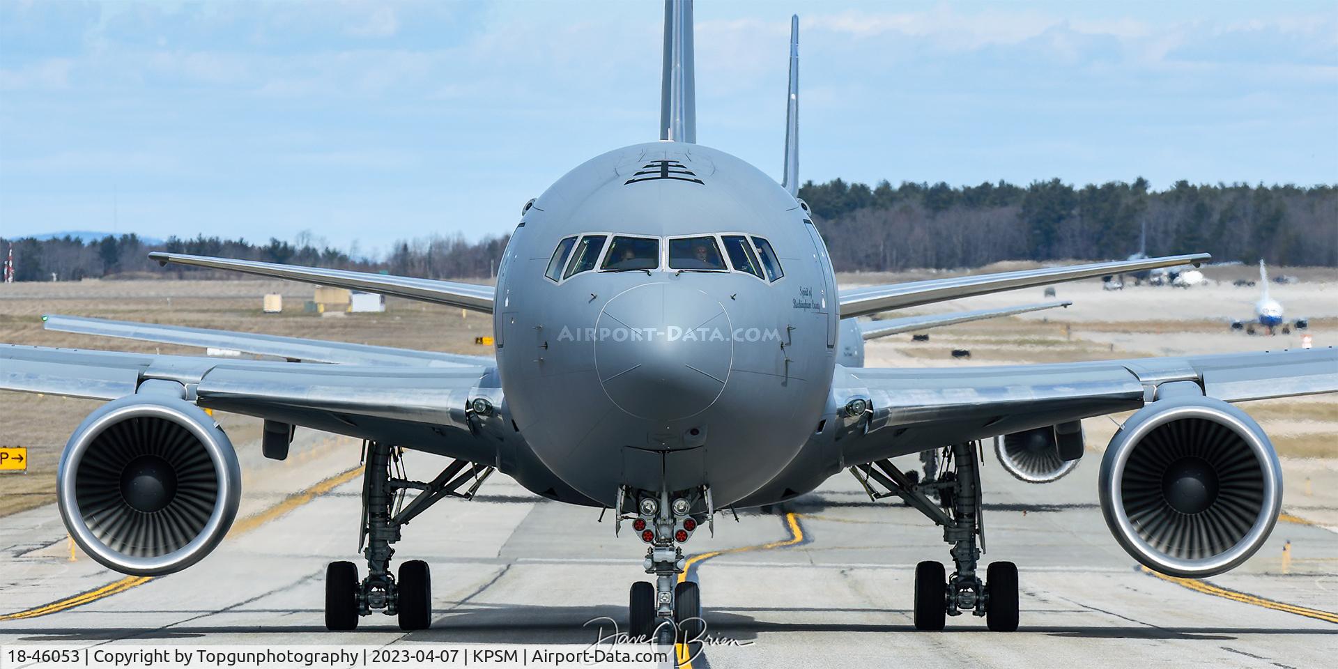 18-46053, 2020 Boeing KC-46A Pegasus C/N 41873, PACK81 & 82 heading out for an afternoon sortie out over the great lakes.