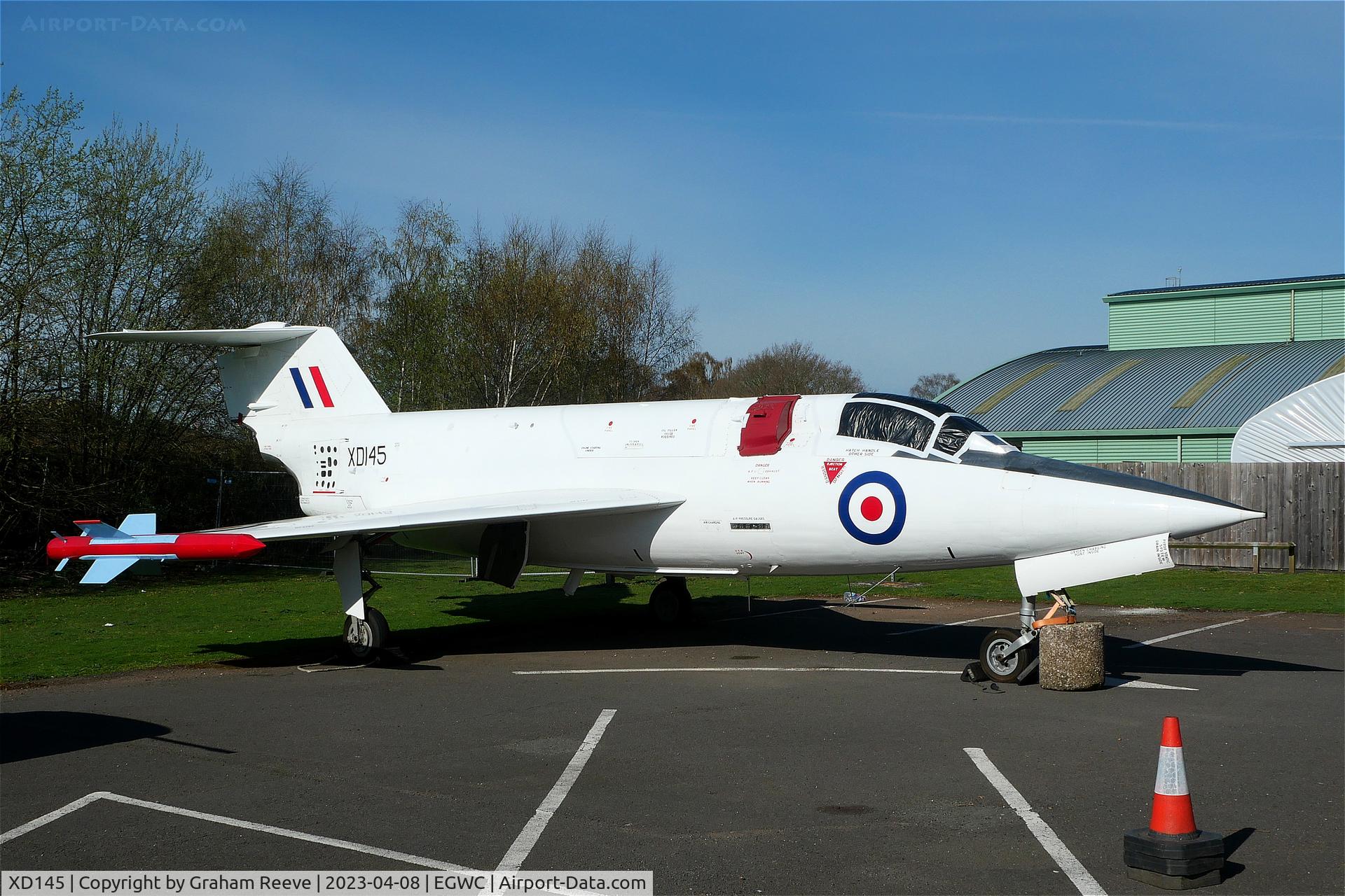 XD145, Saunders-Roe SR53 C/N Not found XD145, On display at the RAF Museum, Cosford.