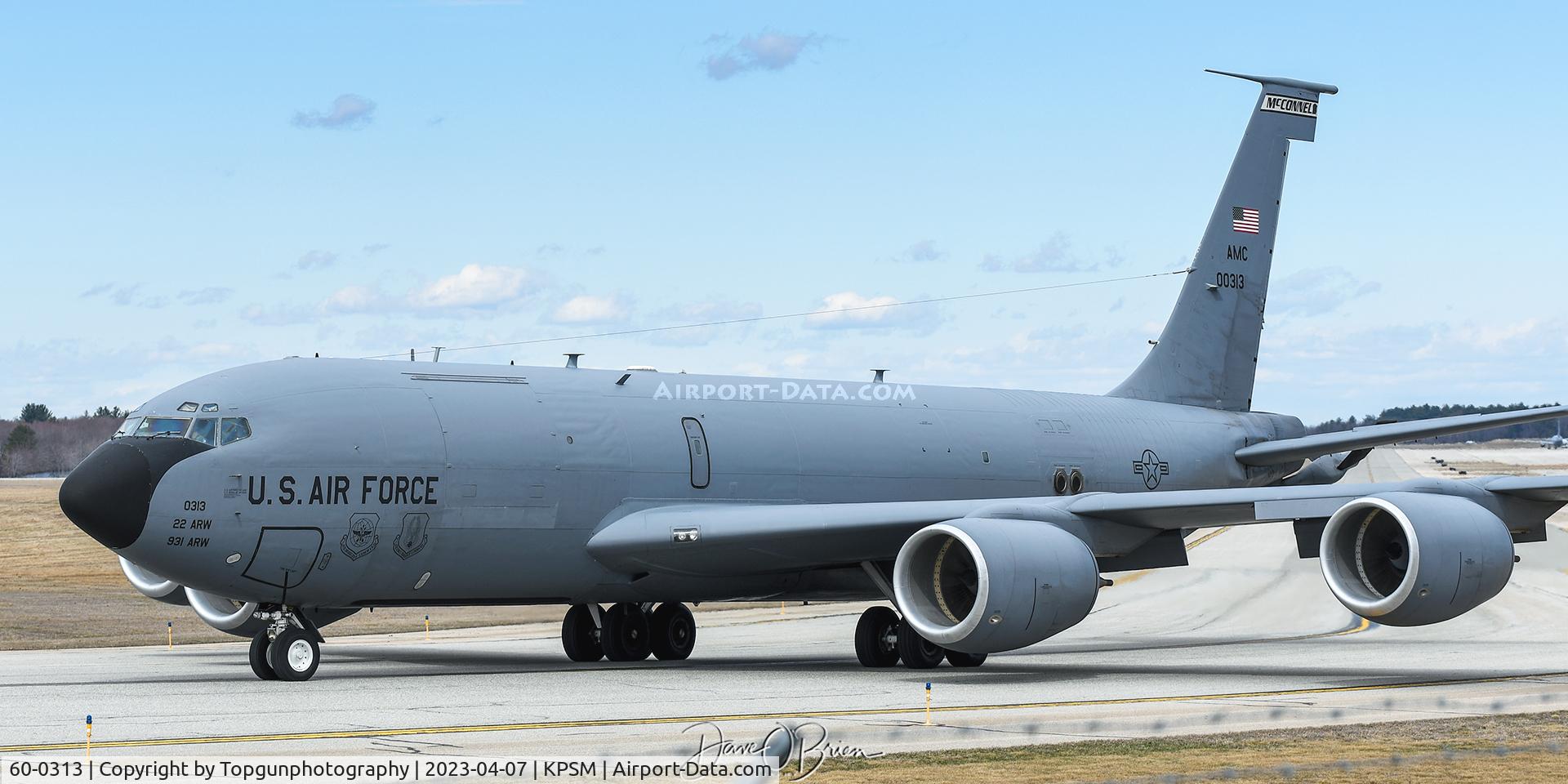 60-0313, 1960 Boeing KC-135R Stratotanker C/N 18088, SWATH99