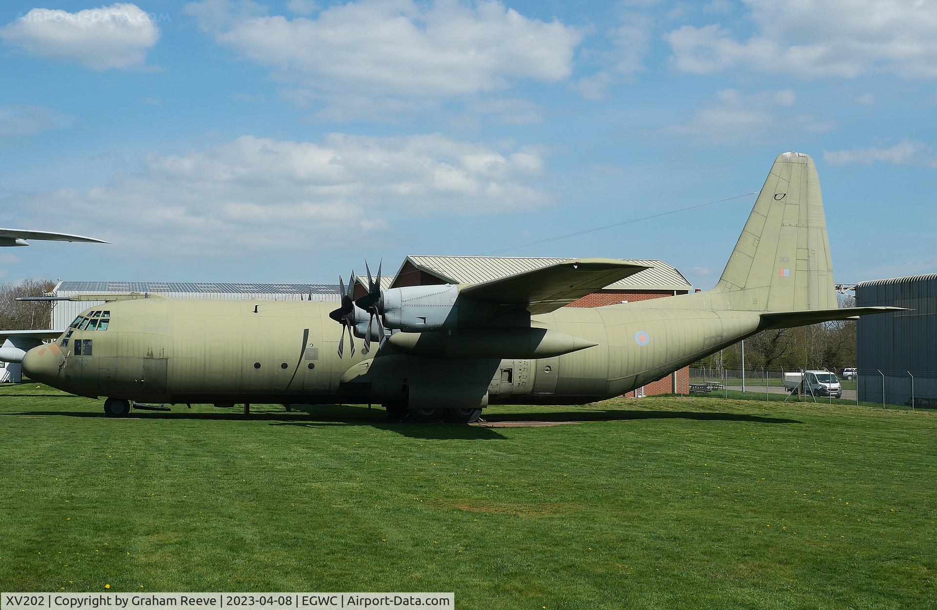 XV202, 1966 Lockheed C-130K Hercules C.3 C/N 382-4226, On display at the RAF Museum, Cosford.