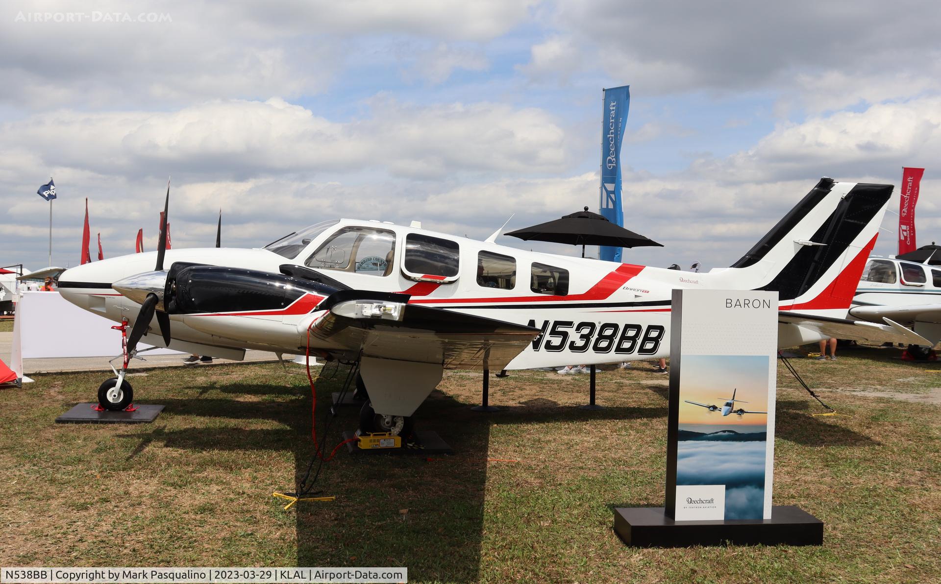 N538BB, 2023 Beech G58 C/N TH-2538, Beech G58