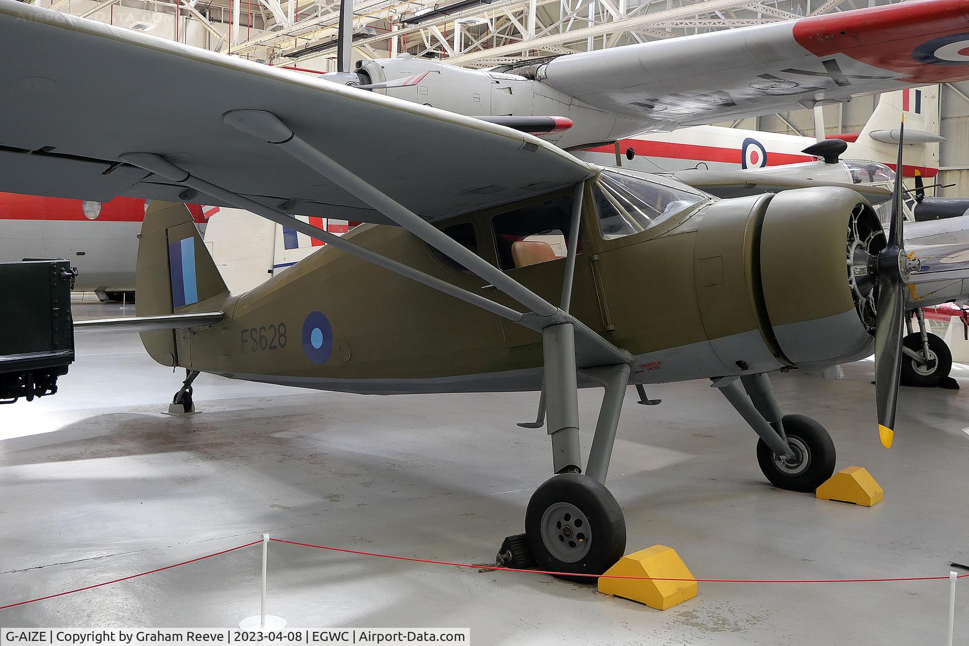 G-AIZE, Fairchild UC-61A Argus II (24W-41A) C/N 565, On display at the RAF Museum, Cosford.