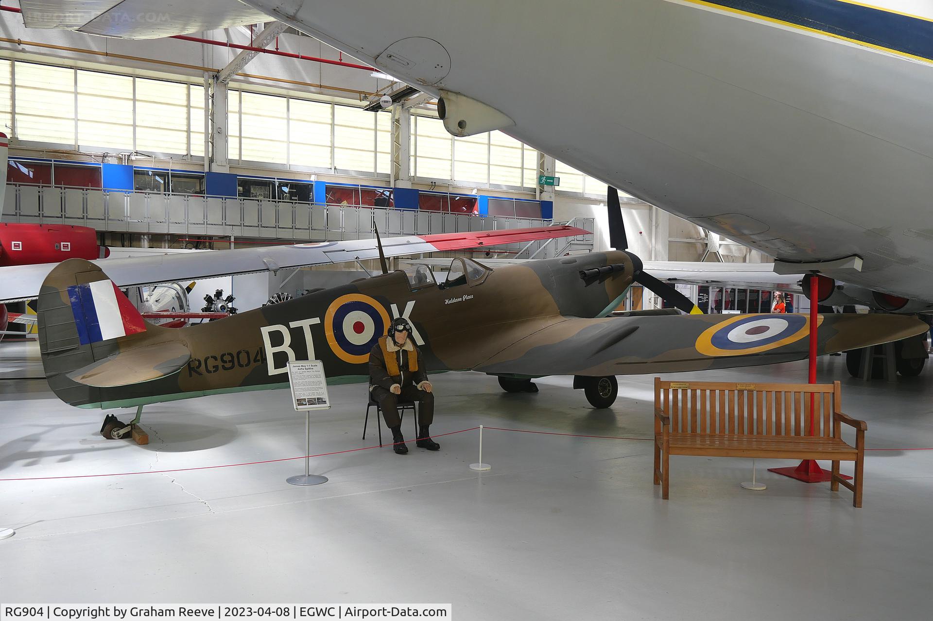 RG904, Supermarine Spitfire  (Replica) C/N BAC.333, On display at the RAF Museum, Cosford.