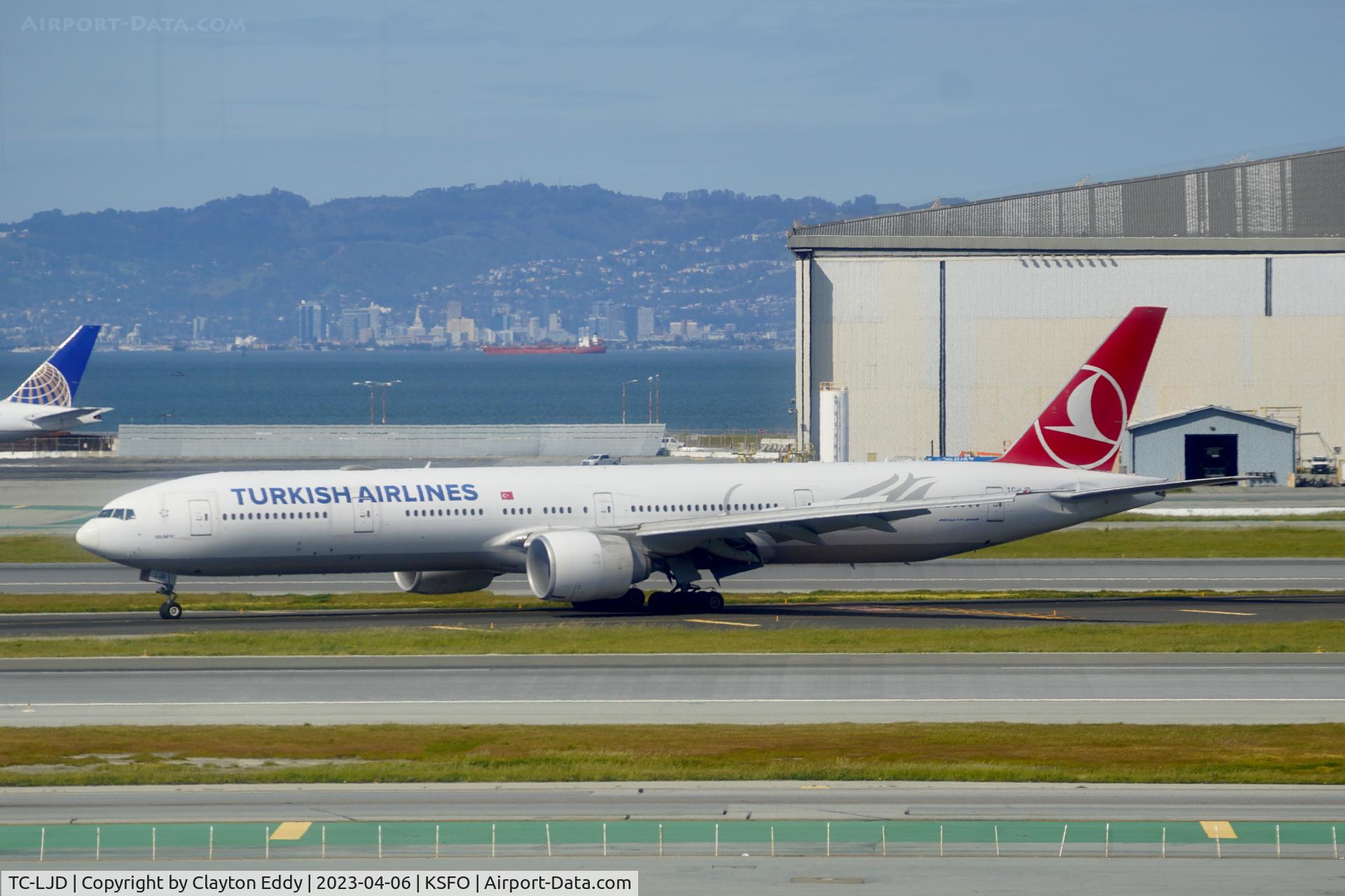 TC-LJD, 2015 Boeing 777-3F2/ER C/N 44125, SFO 2023.