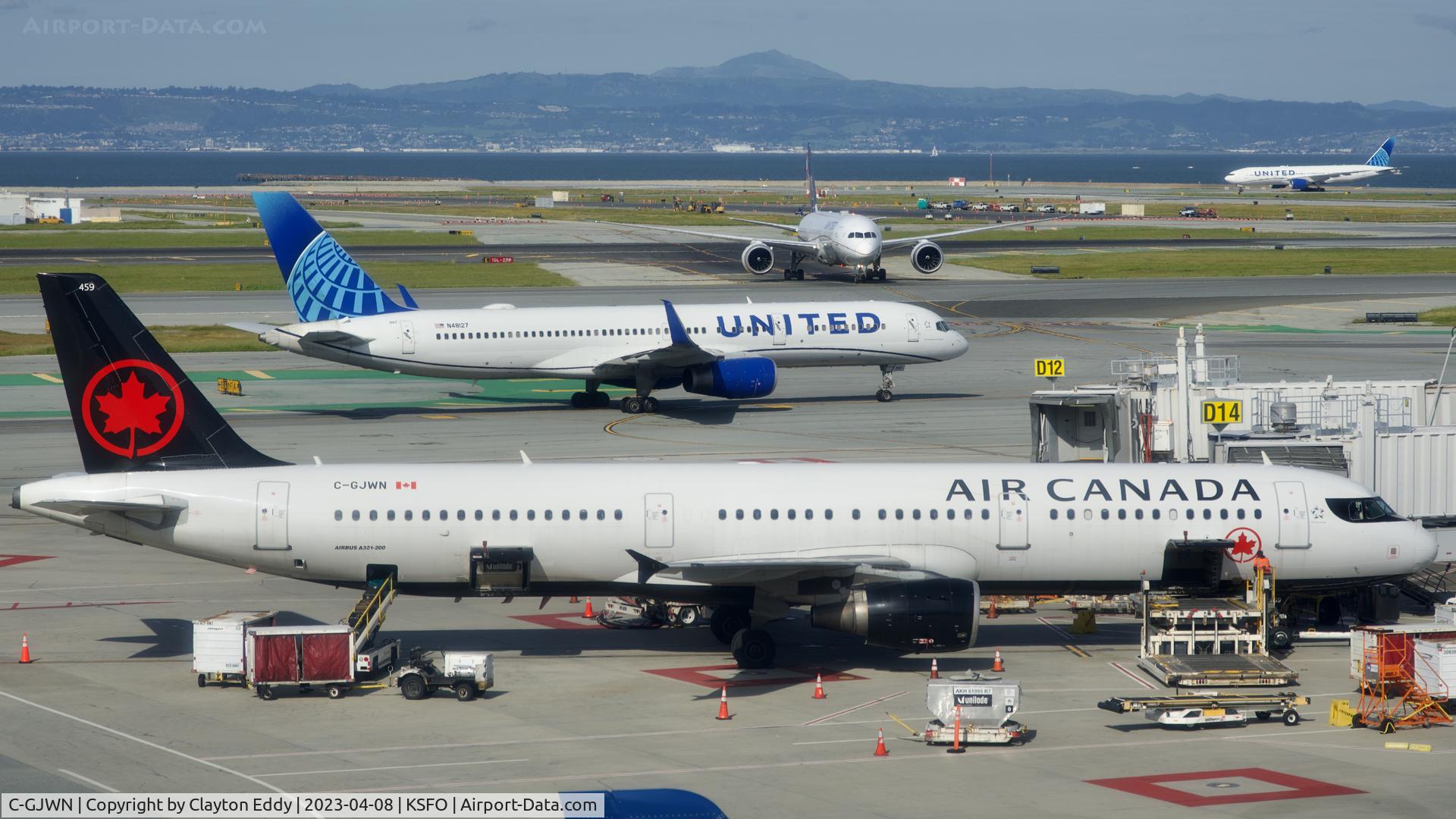 C-GJWN, 2002 Airbus A321-211 C/N 1783, SFO 2023.