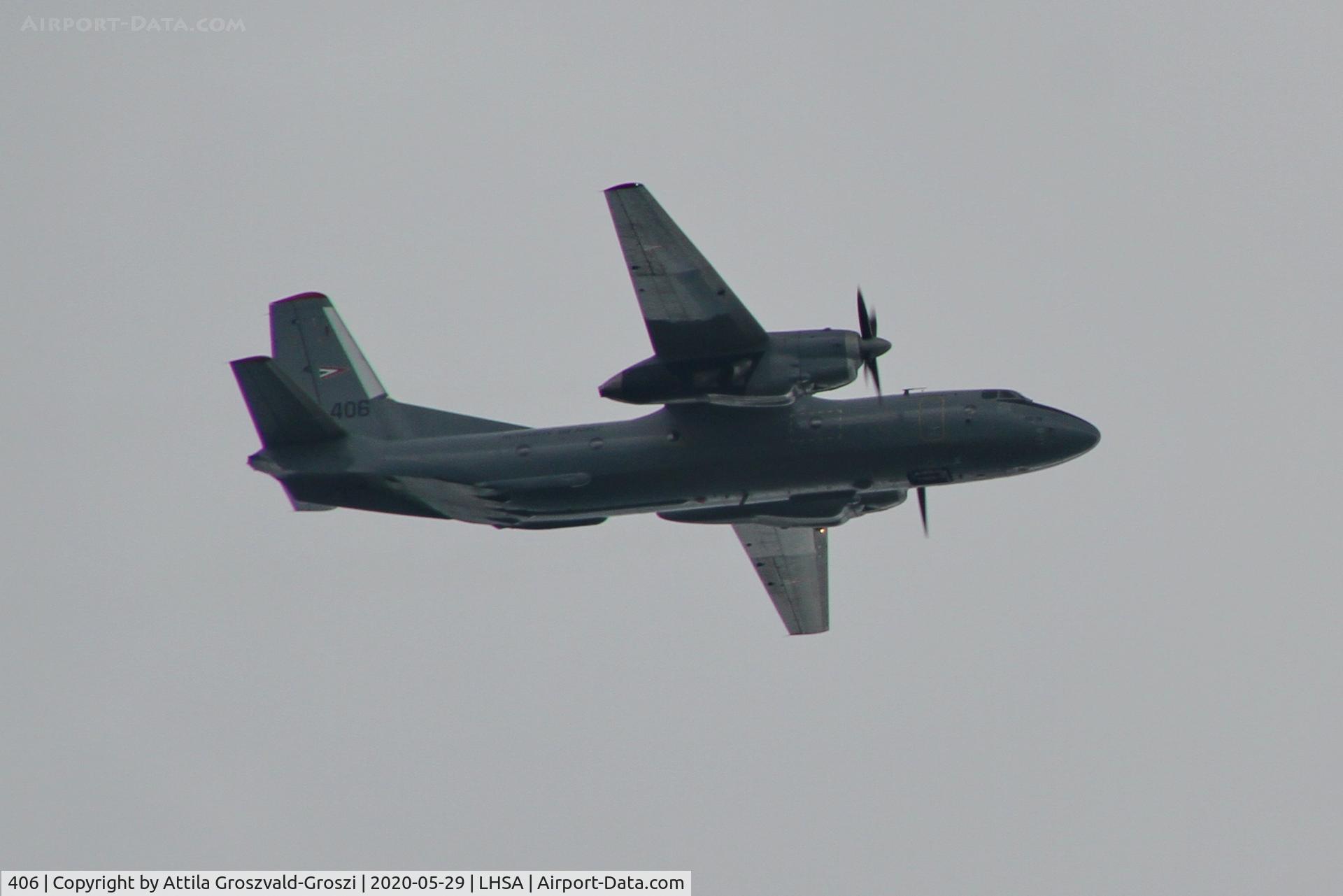 406, 1975 Antonov An-26 C/N 3767, LHSA - in the airspace of Szentkirályszabadja airport, Hungary