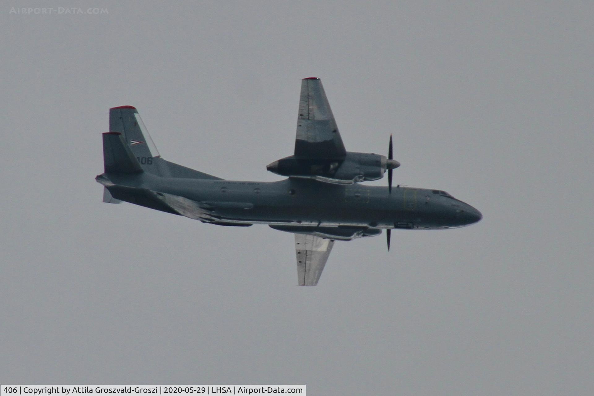 406, 1975 Antonov An-26 C/N 3767, LHSA - in the airspace of Szentkirályszabadja airport, Hungary