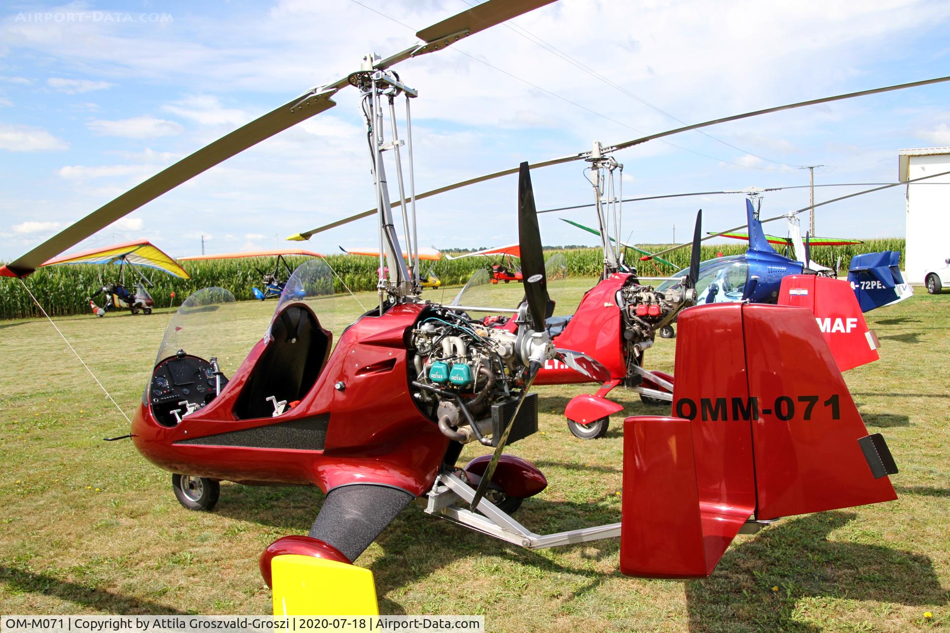 OM-M071, 2012 Halley Apollo Gyro AG1 C/N 260912, Becsehely, Mura Airport. Mura Cup 2020, Hungary