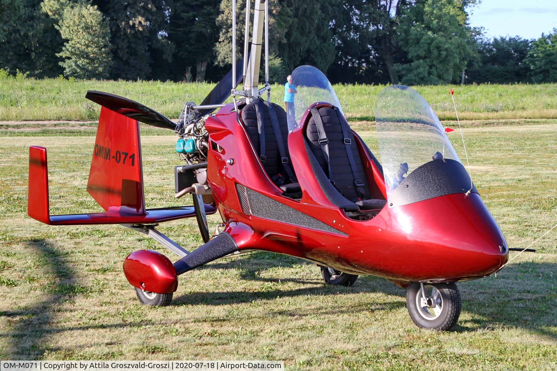 OM-M071, 2012 Halley Apollo Gyro AG1 C/N 260912, Becsehely, Mura Airport. Mura Cup 2020, Hungary