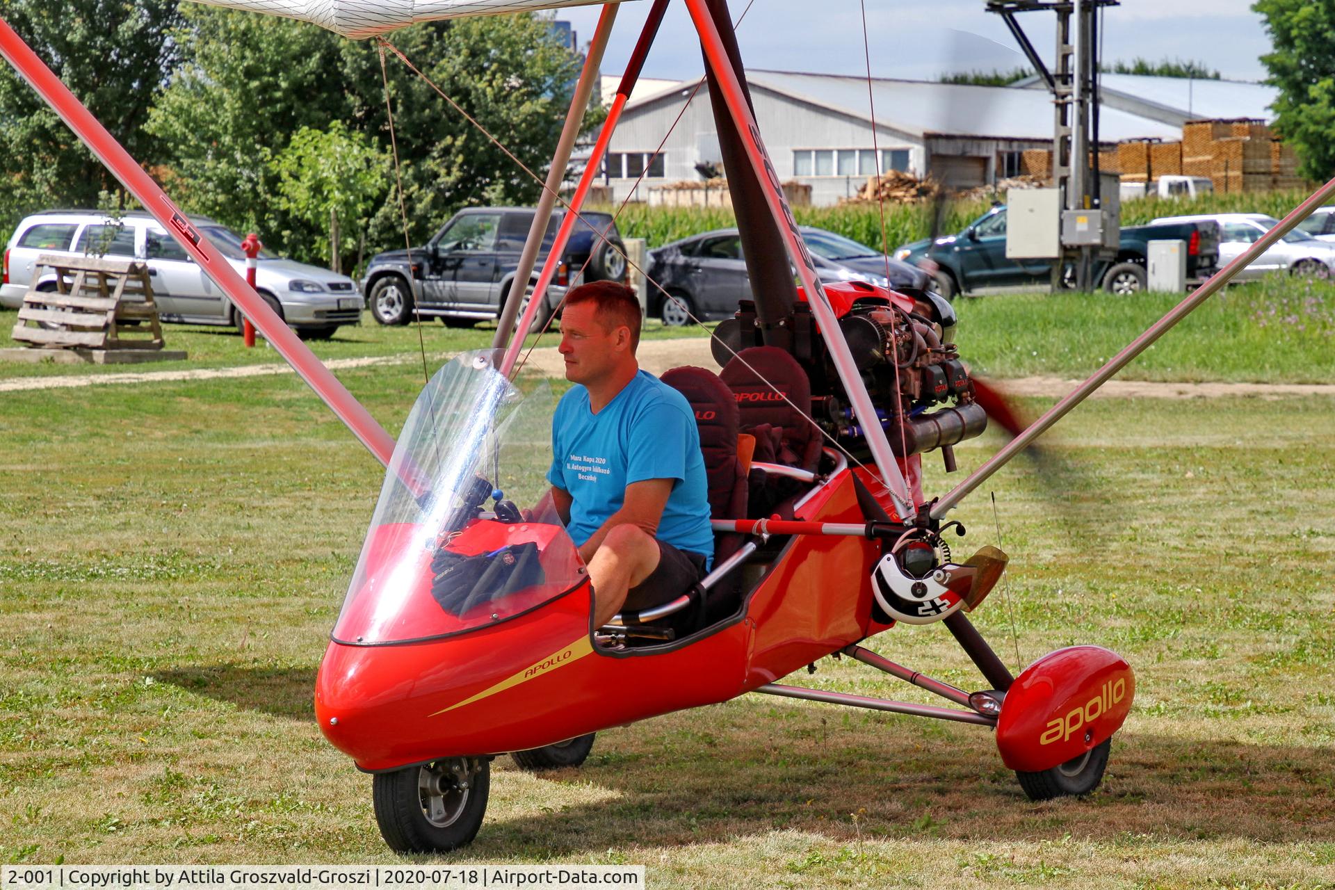 2-001, 2014 Halley Apollo Jet Star/Aeros TL C/N 250814/017.20, Becsehely, Mura Airport. Mura Cup 2020, Hungary