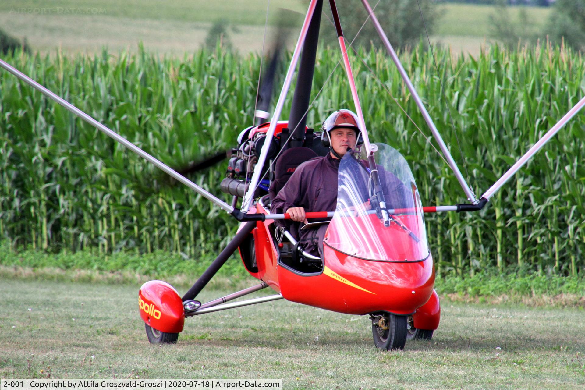 2-001, 2014 Halley Apollo Jet Star/Aeros TL C/N 250814/017.20, Becsehely, Mura Airport. Mura Cup 2020, Hungary