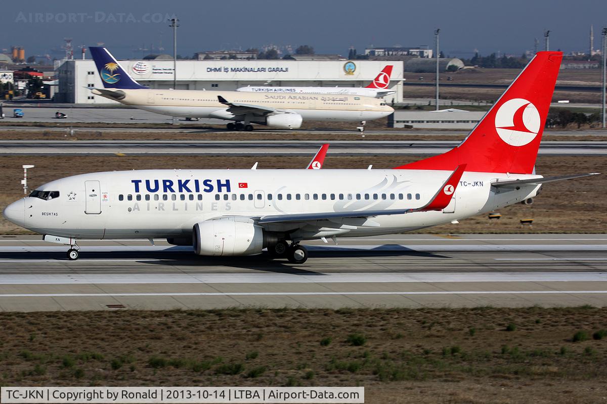 TC-JKN, 2005 Boeing 737-752 C/N 34299, at ist
