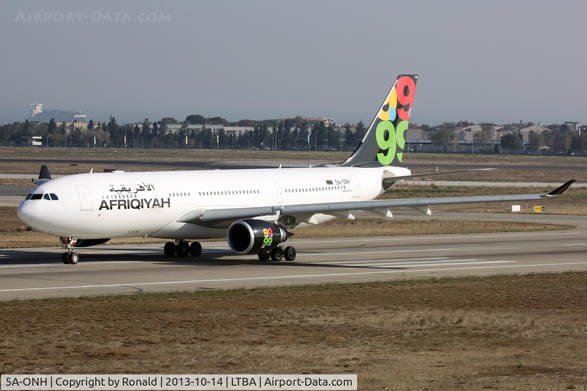 5A-ONH, 2009 Airbus A330-243 C/N 1049, at ist