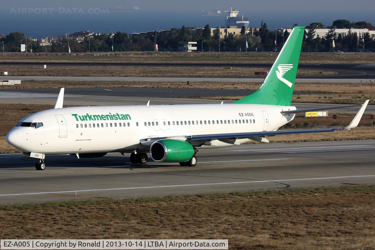 EZ-A005, 2007 Boeing 737-82K C/N 36089, at ist