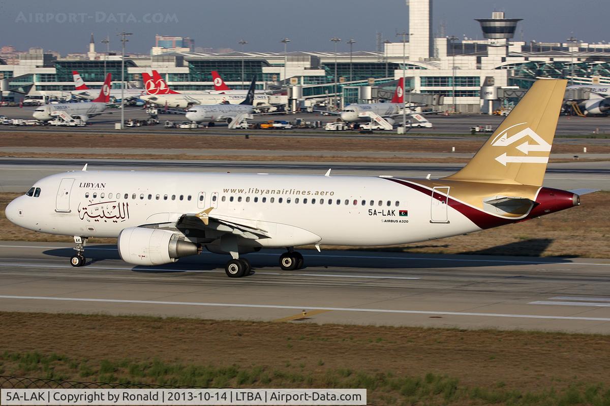 5A-LAK, 2010 Airbus A320-214 C/N 4526, at ist