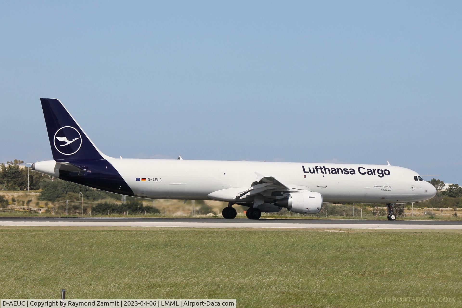 D-AEUC, 2008 Airbus A321-211 C/N 3504, A321 D-AEUC Lufthansa Cargo
