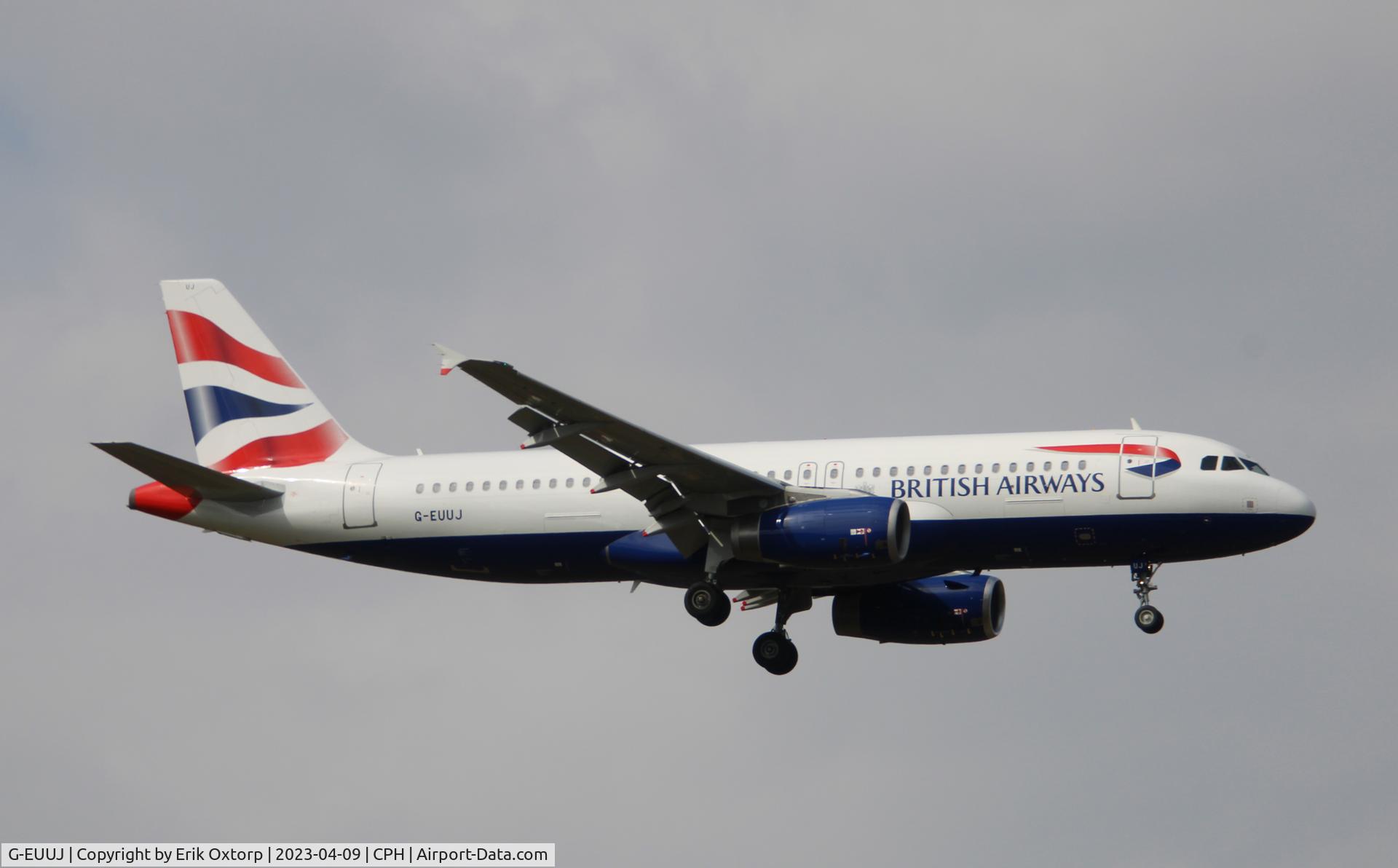G-EUUJ, 2002 Airbus A320-232 C/N 1883, G-EUUJ landing rw 04L
