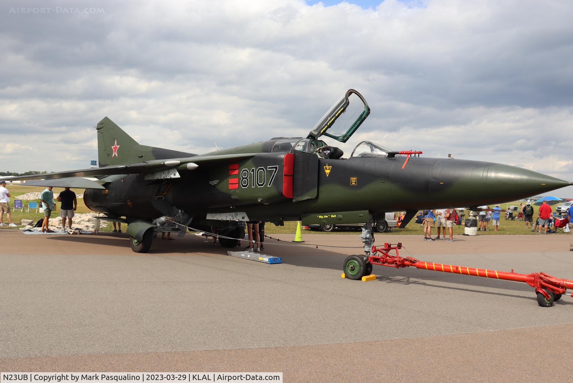 N23UB, 1981 Mikoyan-Gurevich MiG-23UB C/N A1038107, MiG-23UB