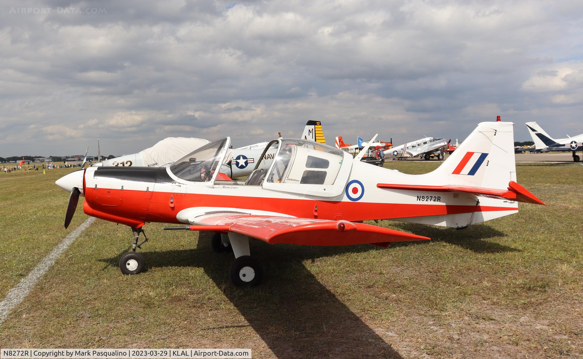 N8272R, 1972 Scottish Aviation Sk.61E Bulldog C/N BH100/164, Scottish Aviation Sk.61E Bulldog