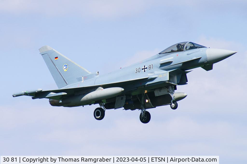 30 81, Eurofighter EF-2000 Typhoon S C/N GS061, Germany - Air Force Eurofighter Typhoon S