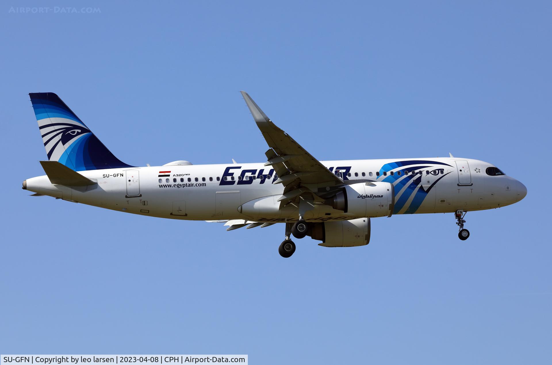 SU-GFN, 2020 Airbus A320-251N C/N 10013, Copenhagen 8.4.2023