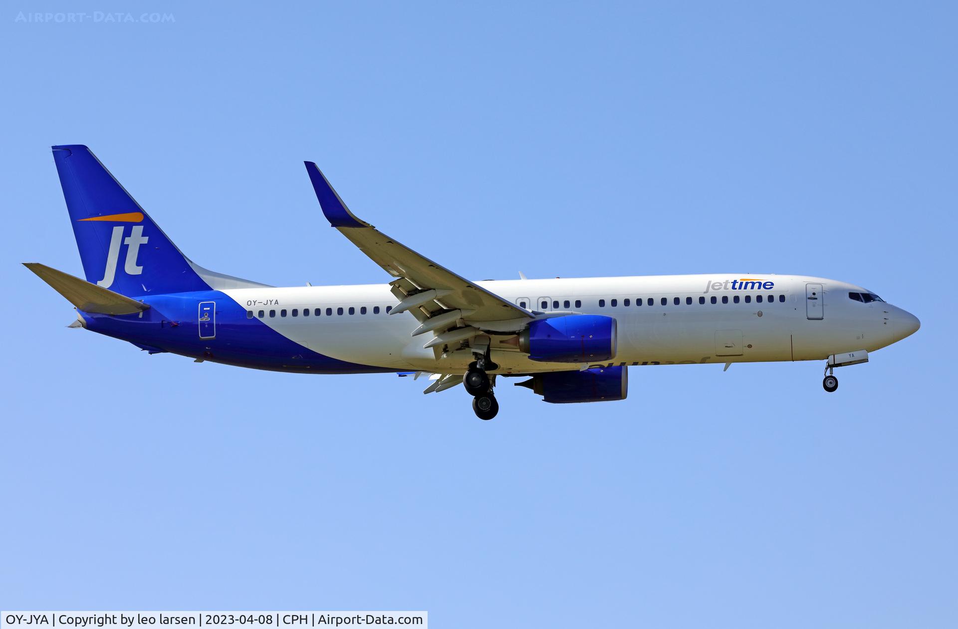 OY-JYA, 2012 Boeing 737-8KN C/N 40253, Copenhagen 8.4.2023