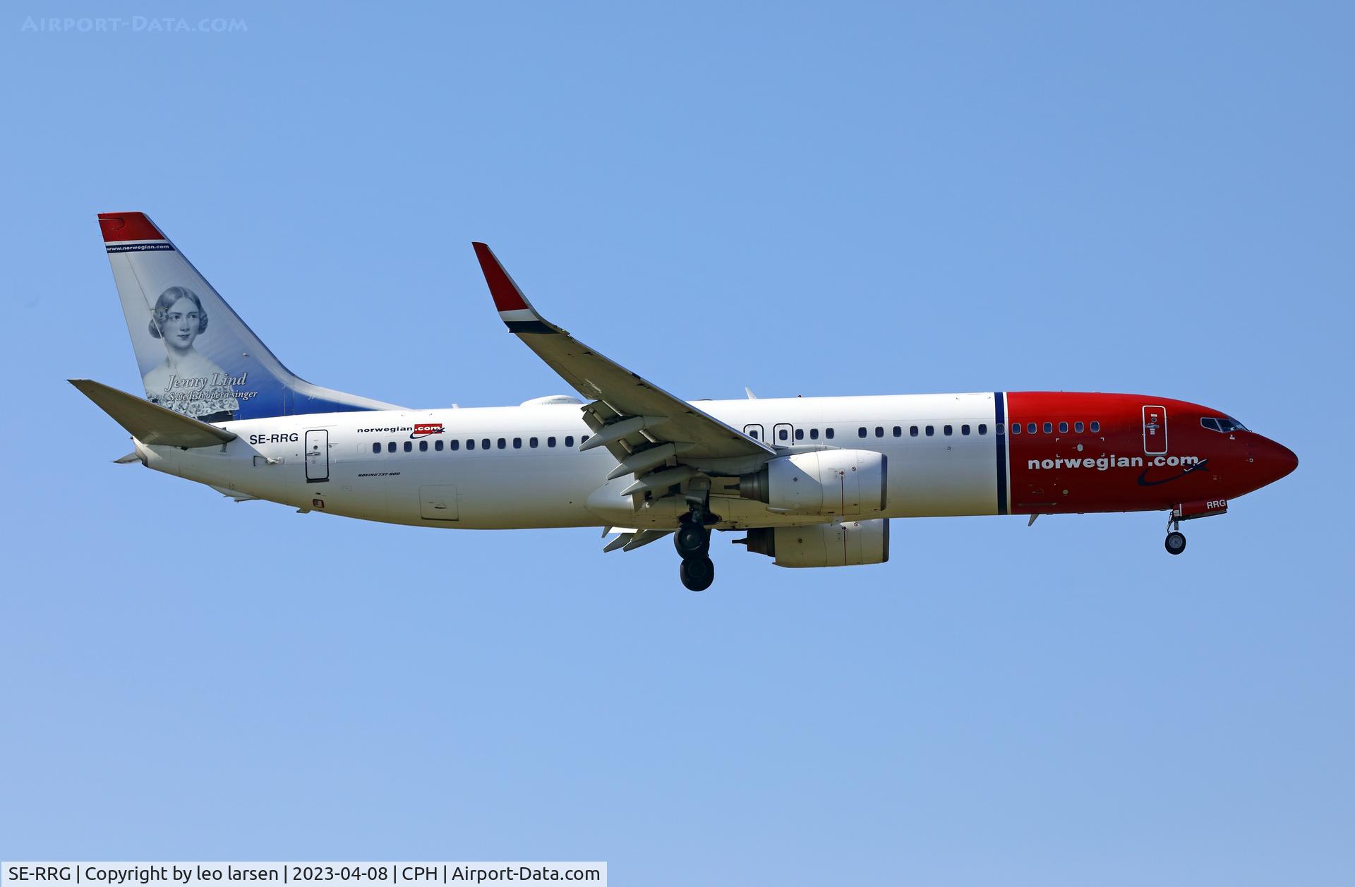 SE-RRG, 2010 Boeing 737-8JP C/N 39165, Copenhagen 8.4.2023